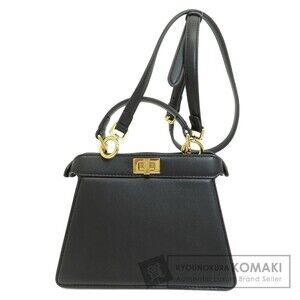 Fendi Peekaboo Leather Handbag
